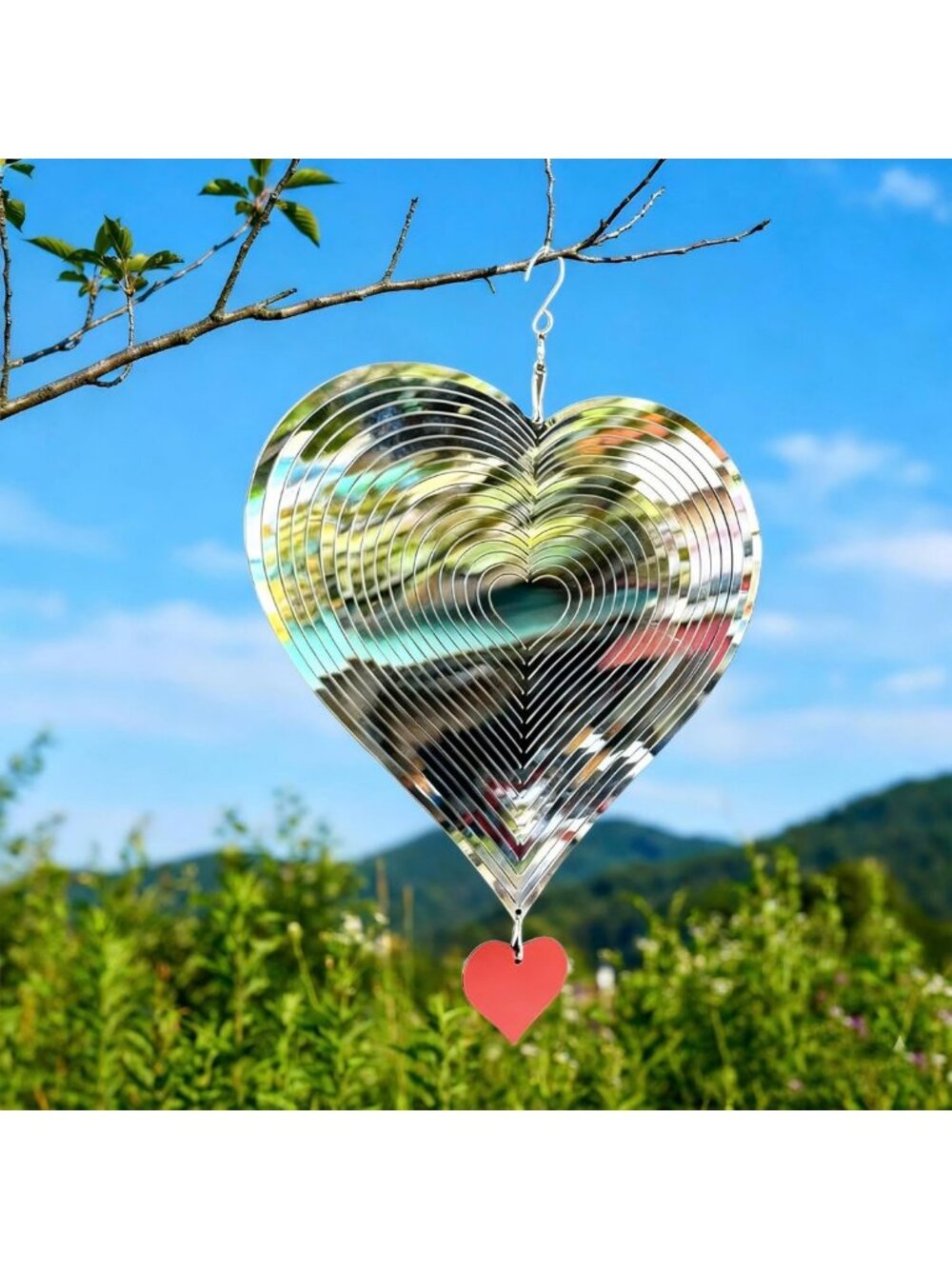 Reflective Bird Deterrents - 3D Wind Spinners for Garden Decor & Bird Repellent
